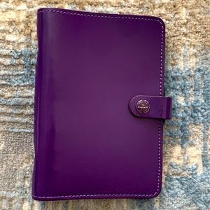 Purple Patent Leather personal Filofax